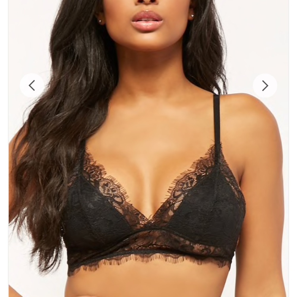 Lace bra and panty set